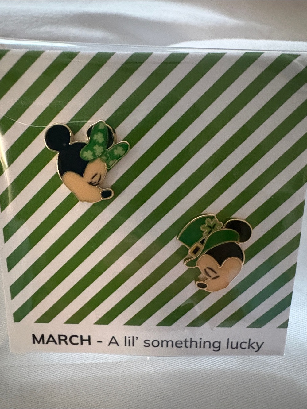 Baublebar x Disney Minnie & Mickey St. Patrick's Day Earrings Set - Green